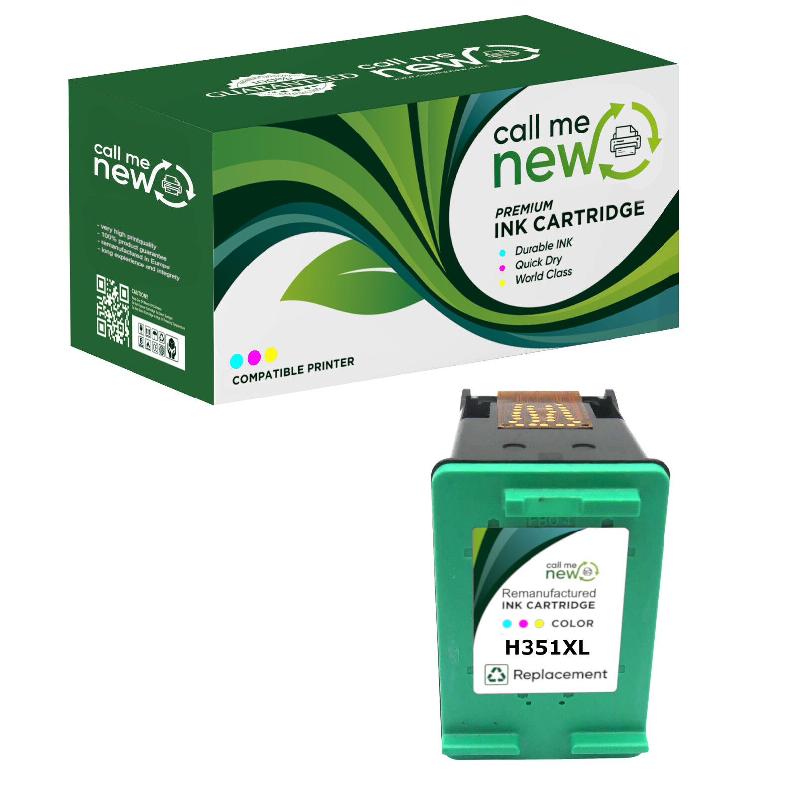 CMN aufber. Tintenpatrone für HP351XL farbig