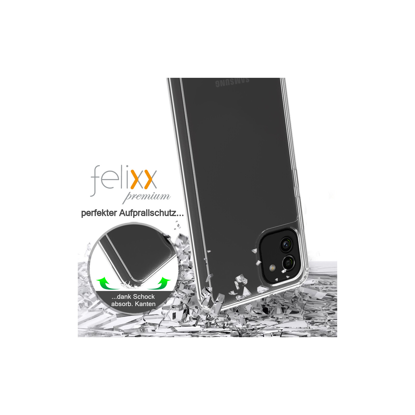 Felixx Back Hybrid Samsung Galaxy A03 clear