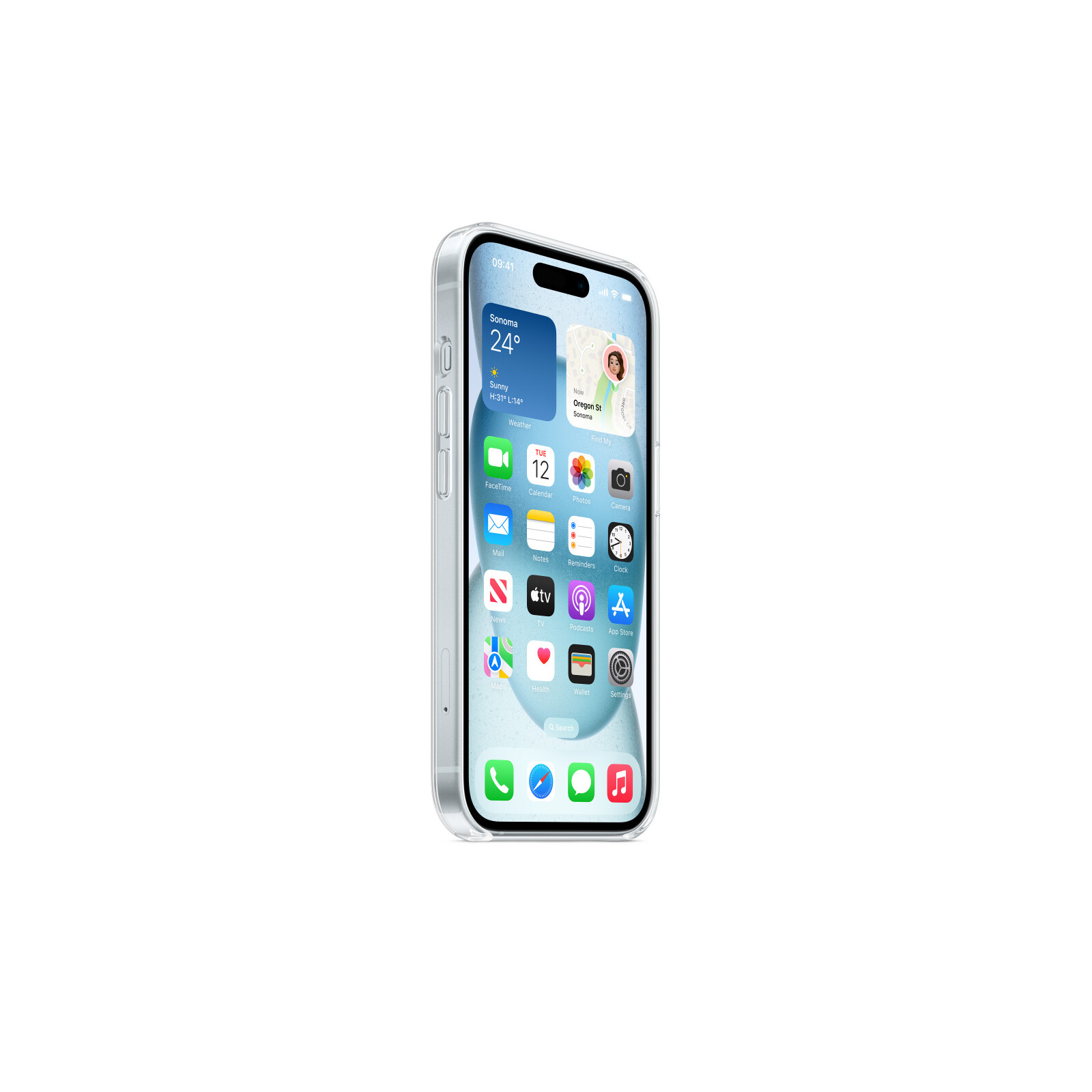 Apple iPhone 15 Clear Case mit MagSafe