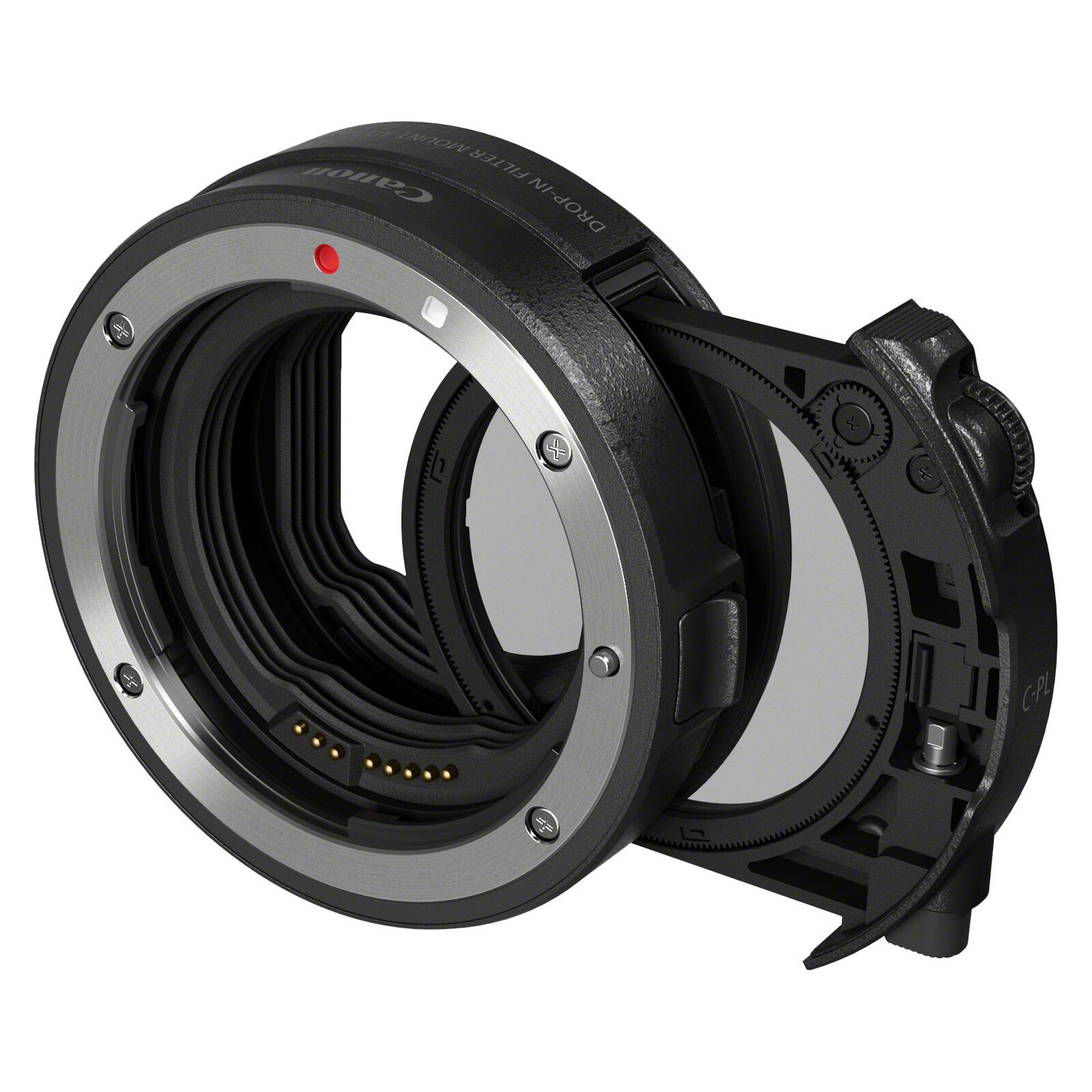 Canon EF-EOS R Adapter mit Einsteckfilter (C-PL)