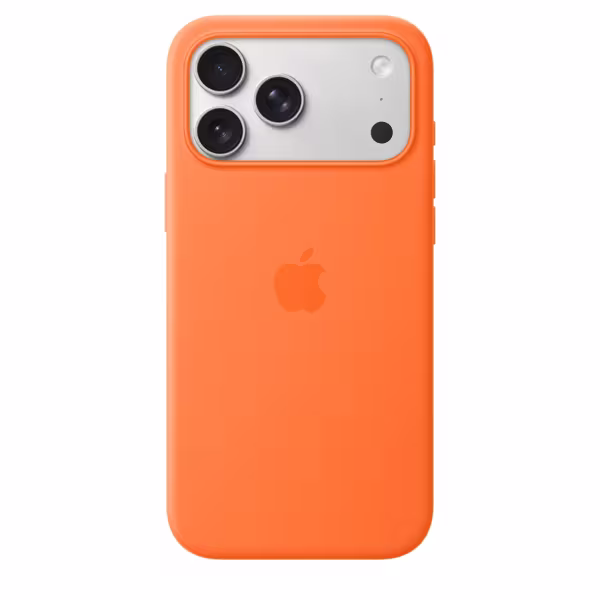 Apple iPhone 17 Pro Max Silicone Case mit MagSafe Orange