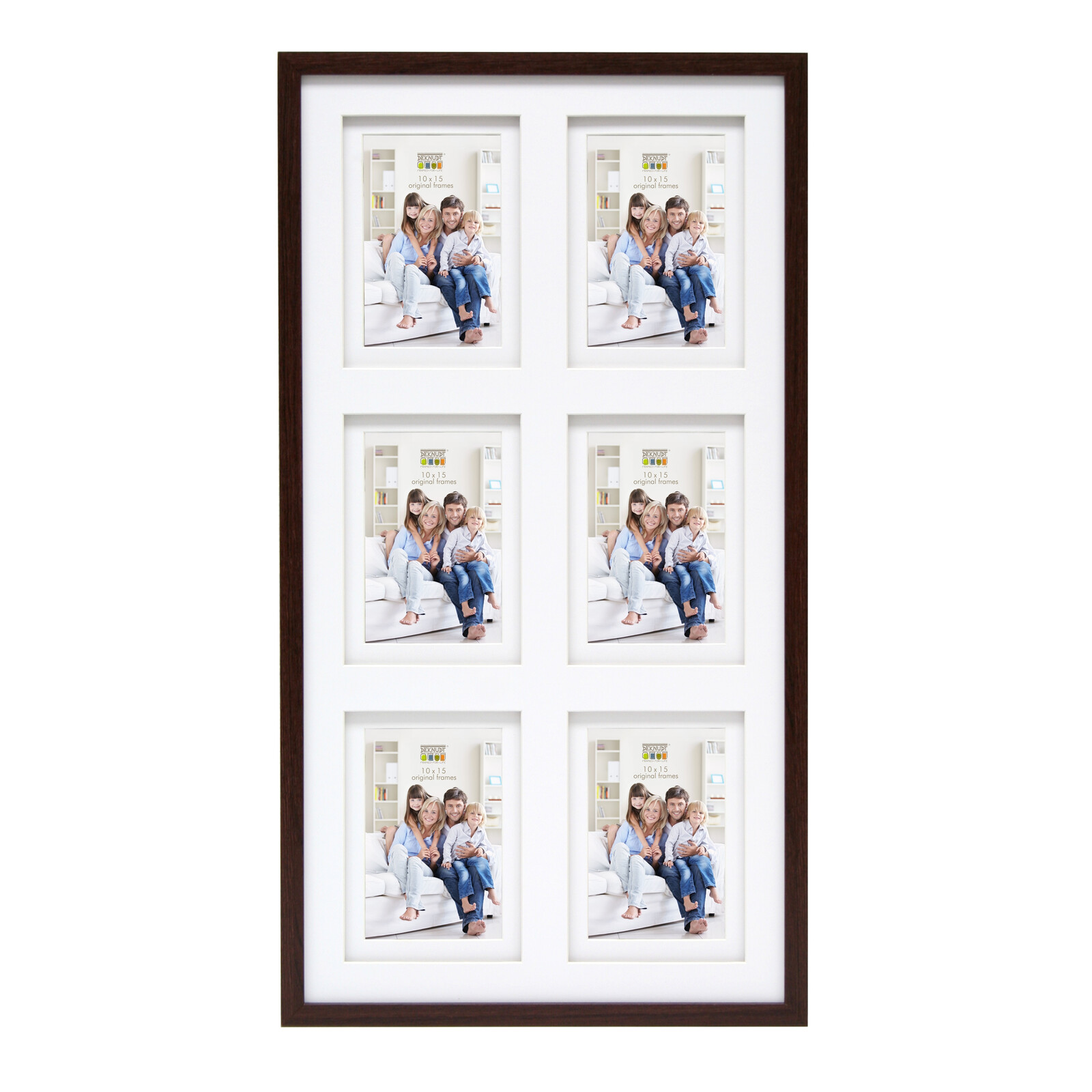 Bilderrahmen Deknudt 10x15cm Galerie Holz braun S65KQ6