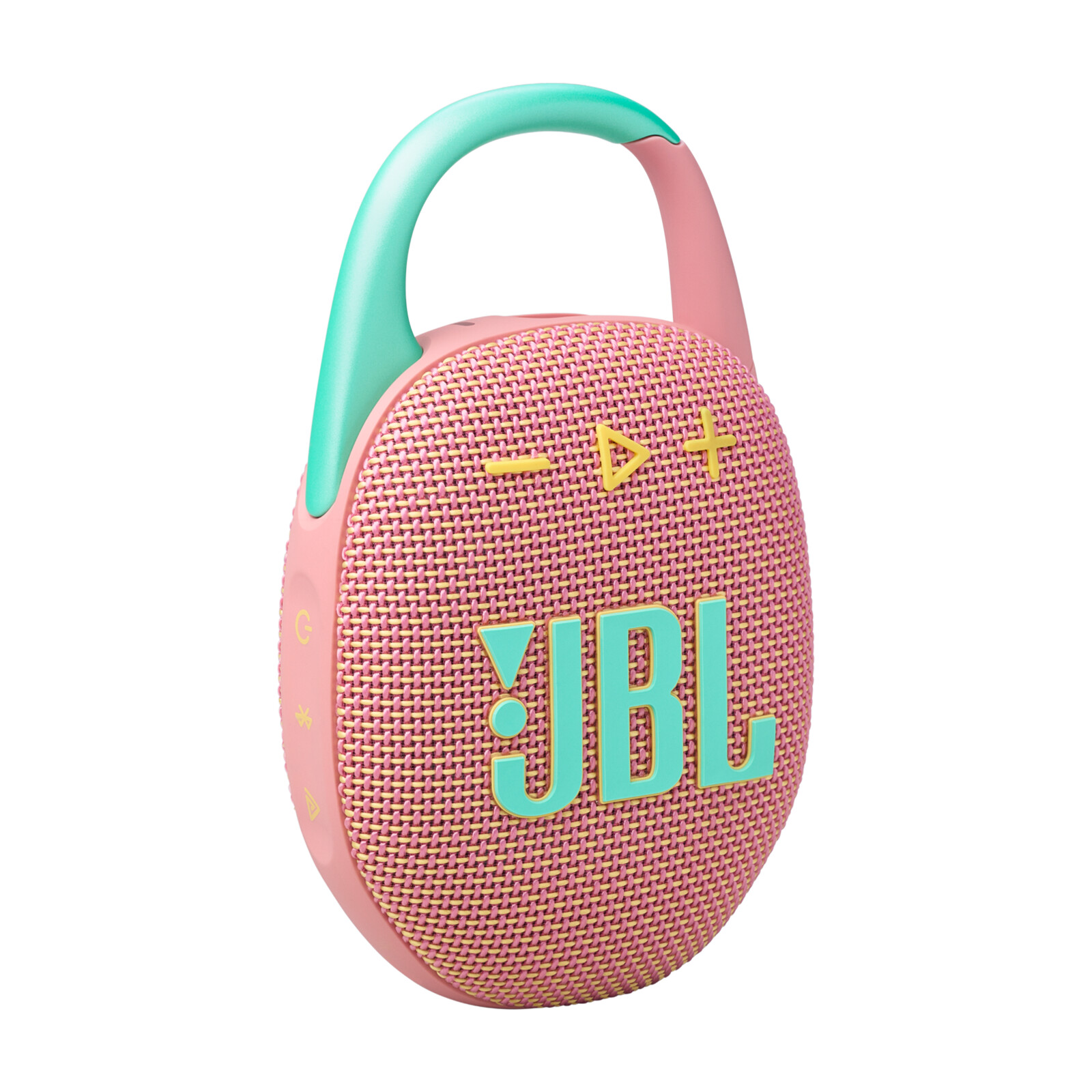 JBL Clip5 Bluetooth Lautsprecher mit Karabinerhaken pink
