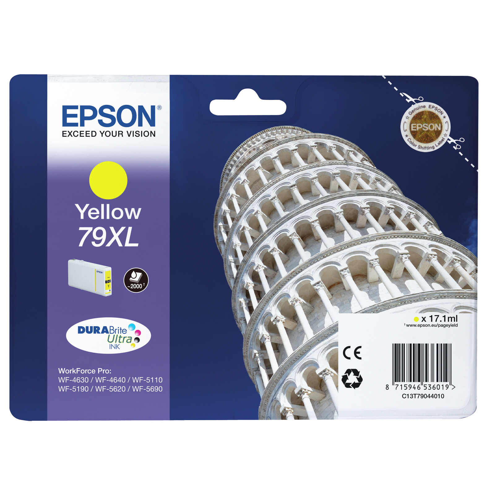 Epson 79XL T7904 Tinte Yellow 17,1ml