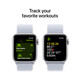 Apple Watch SE LTE 40mm silver Alu Case + blue Loop
