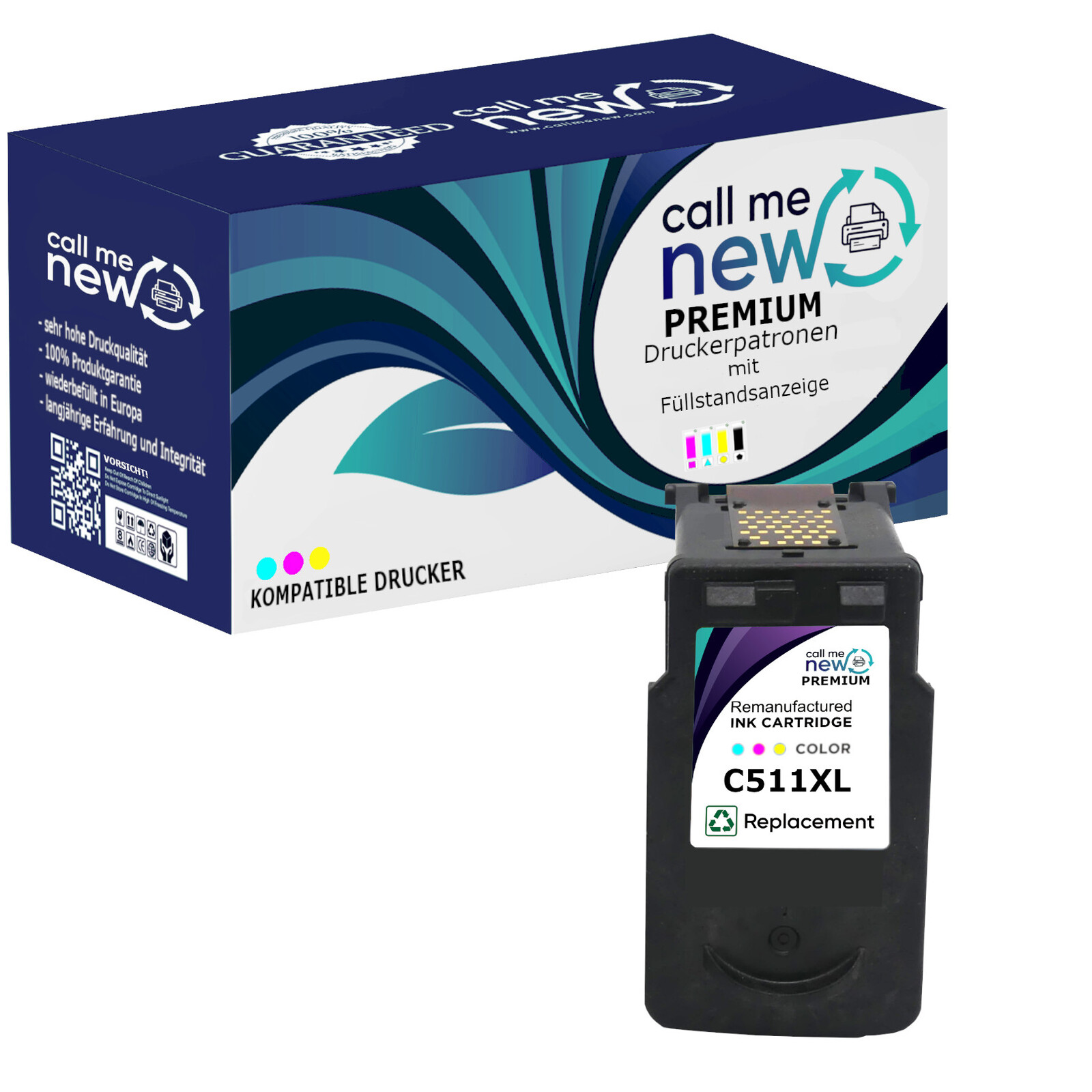 CMN Premium aufber.Tintenpatrone Canon CL-511 farbig