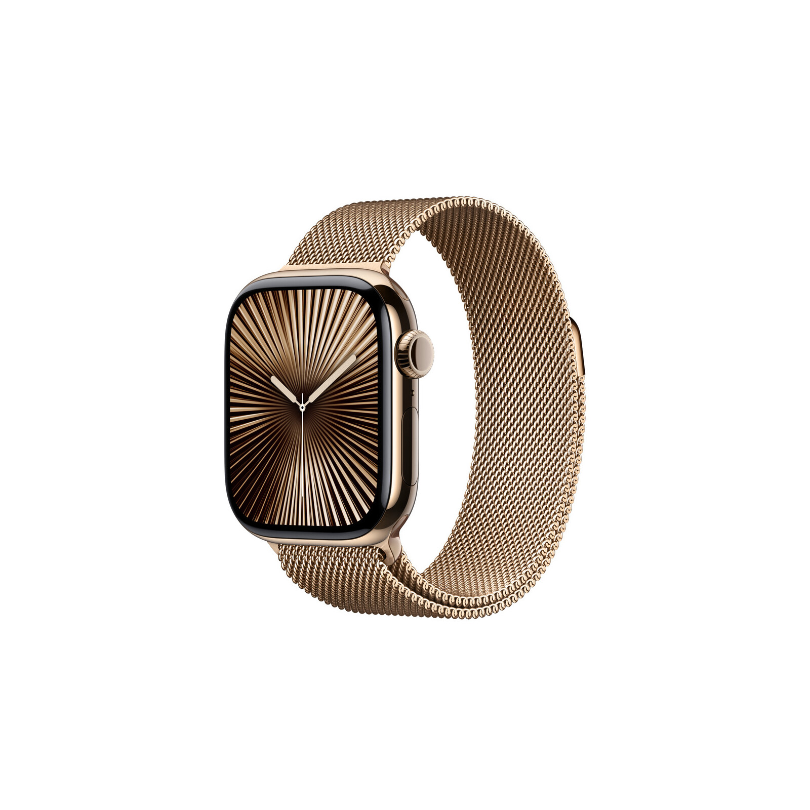 Apple Watch 42mm Milanaise Band M/L gold