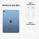 Apple iPad Wi-Fi 10,9" 256GB blau 10. Gen