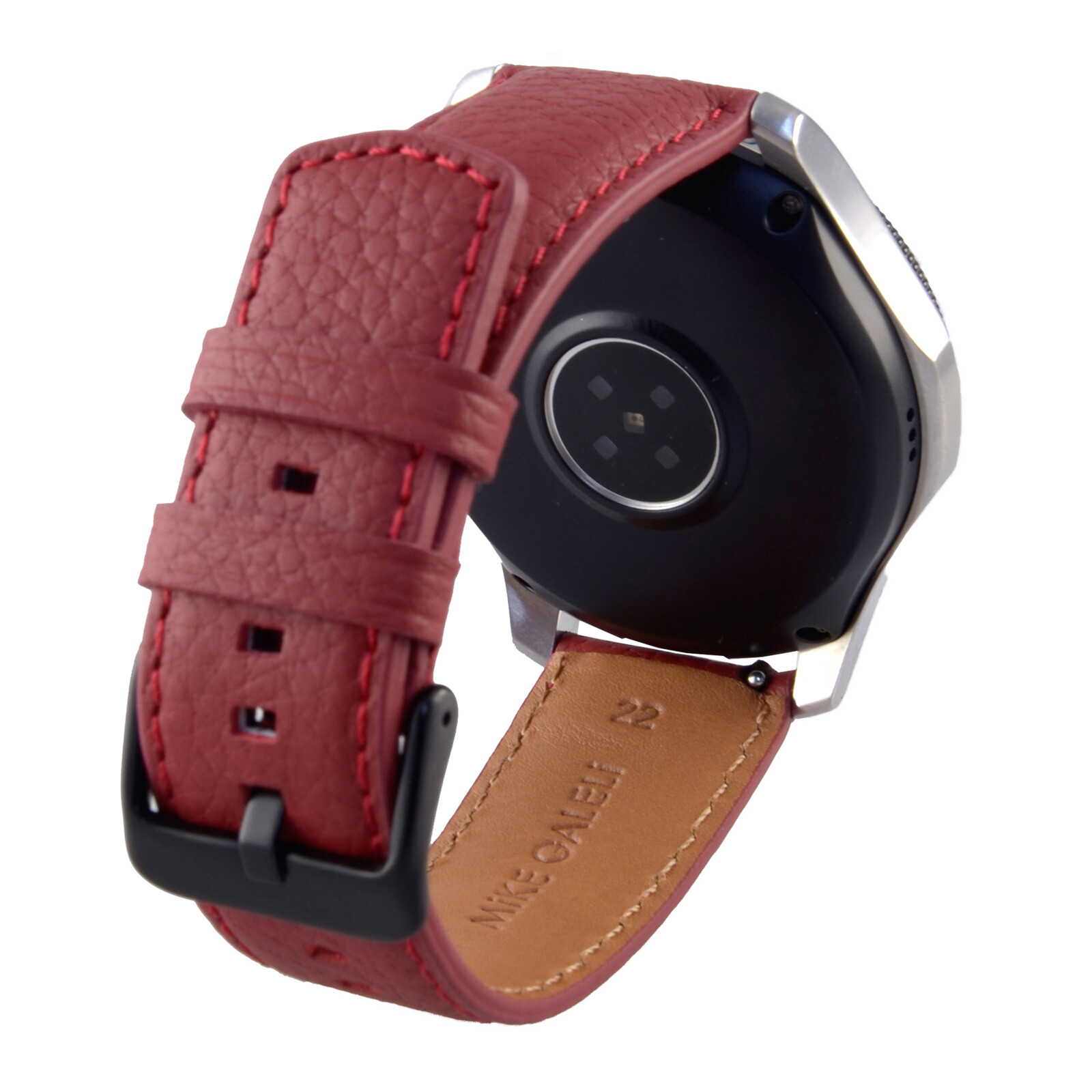 Galeli Band 22mm Echtleder rot