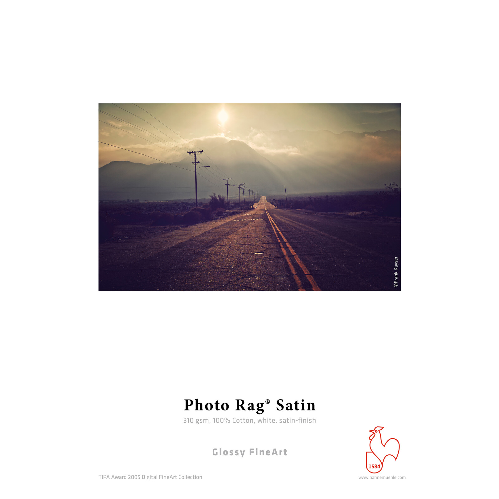 Hahnemühle Photo Rag Satin 310gsm A2 25 Blatt