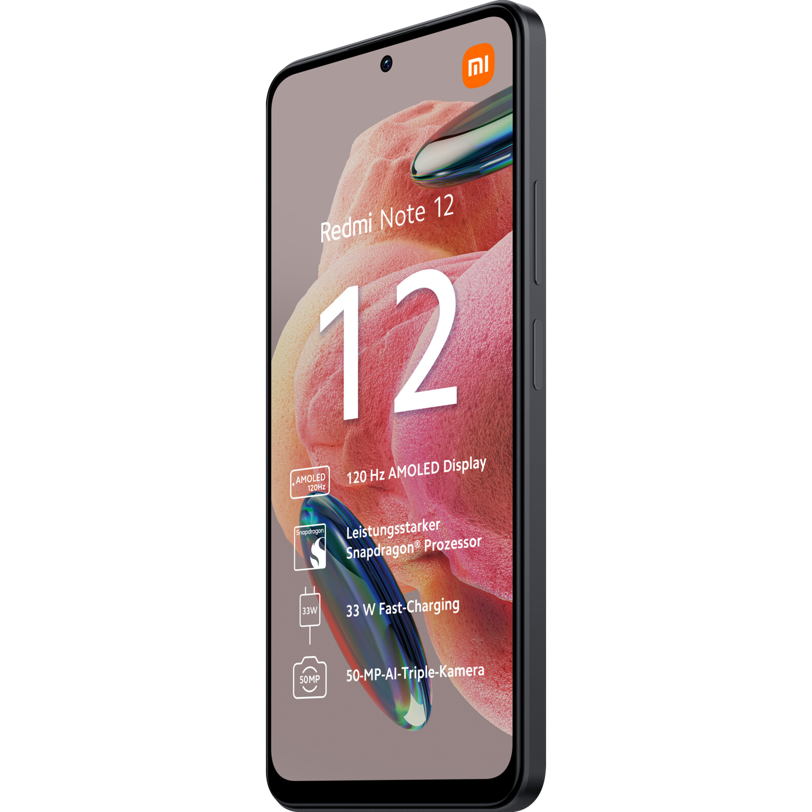 Xiaomi Redmi Note 12 4G 128GB schwarz 