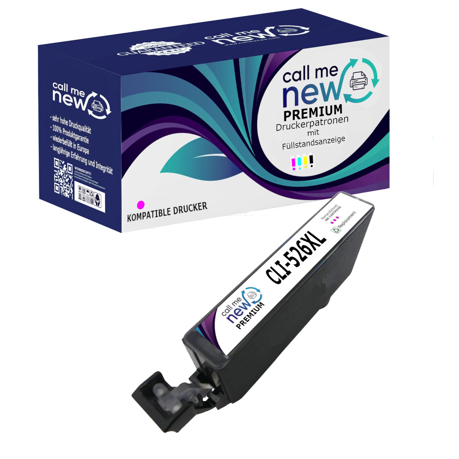 CMN Premium aufber.Tintenpatrone Canon CLI-526 magenta