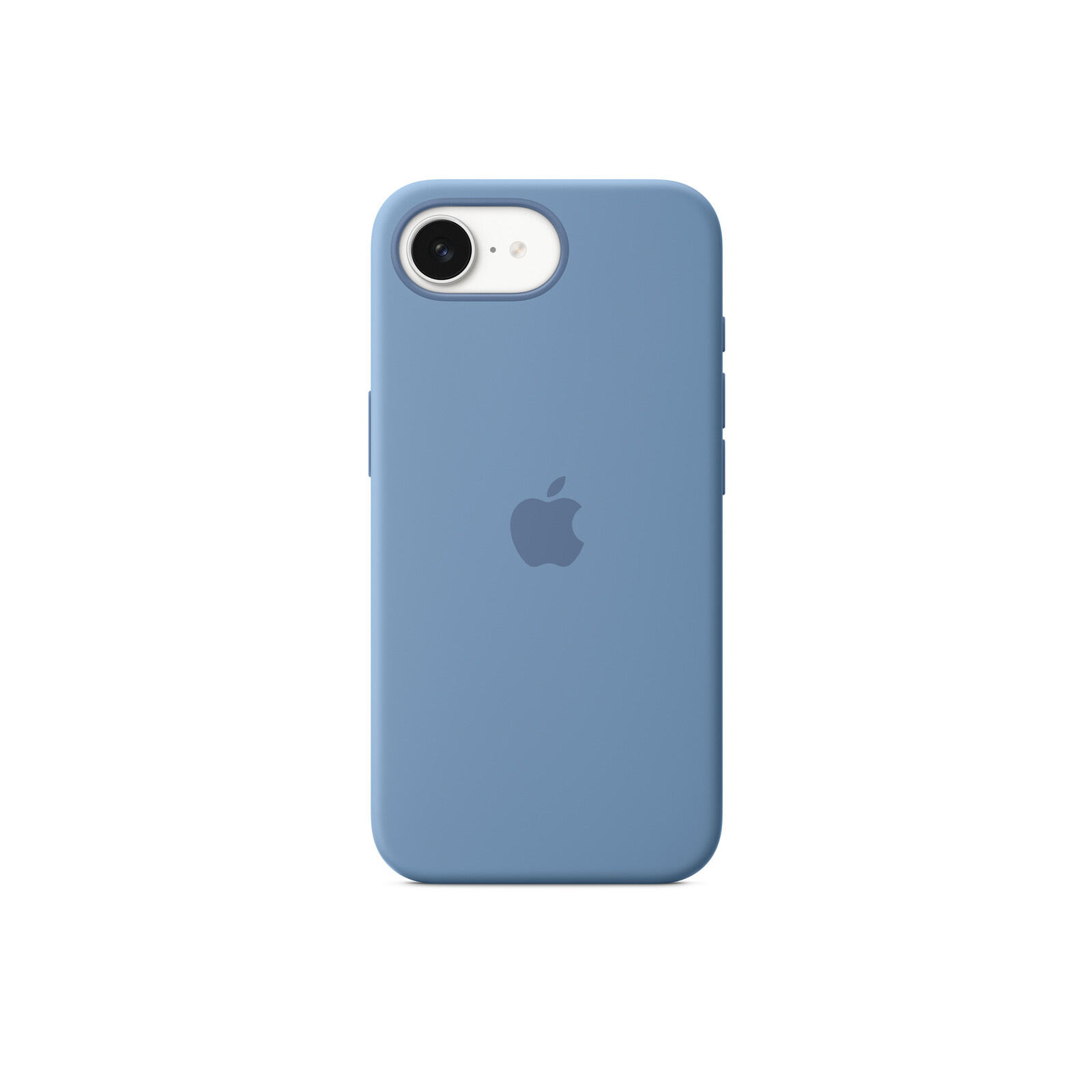 Apple iPhone 16e Silikon Case winterblau