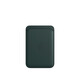 Apple iPhone Leder Wallet mit MagSafe waldgrün