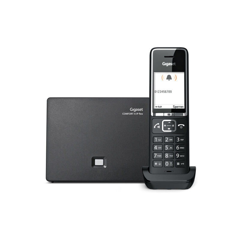 Gigaset Comfort 550 IP VoIP Schnurlostelefon Black | Hartlauer