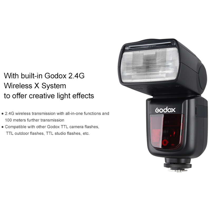 GODOX V860IIO Blitz Kit Olympus + Godox Softbox Univ.