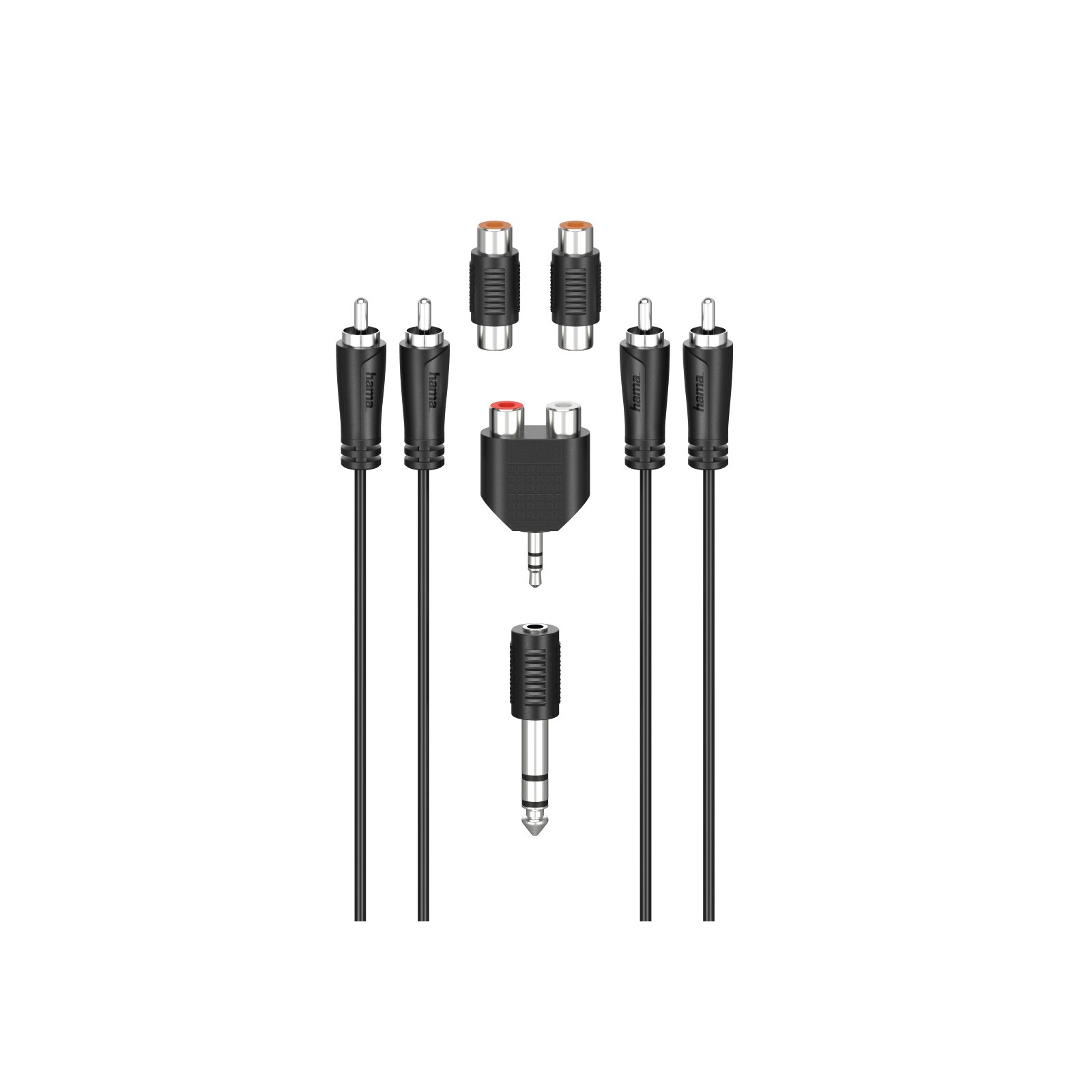 Hama 205175 Cinch Anschluss-Set 2,5m