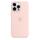 Apple iPhone 14 Pro Max Silikon Case mit MagSafe kalkrosa
