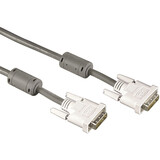 Hama 45077 DVI-Kabel Dual Link, Ferritkern, doppelt geschirm Hama 45077 DVI-Kabel Dual Link, Ferritkern, doppelt geschirm