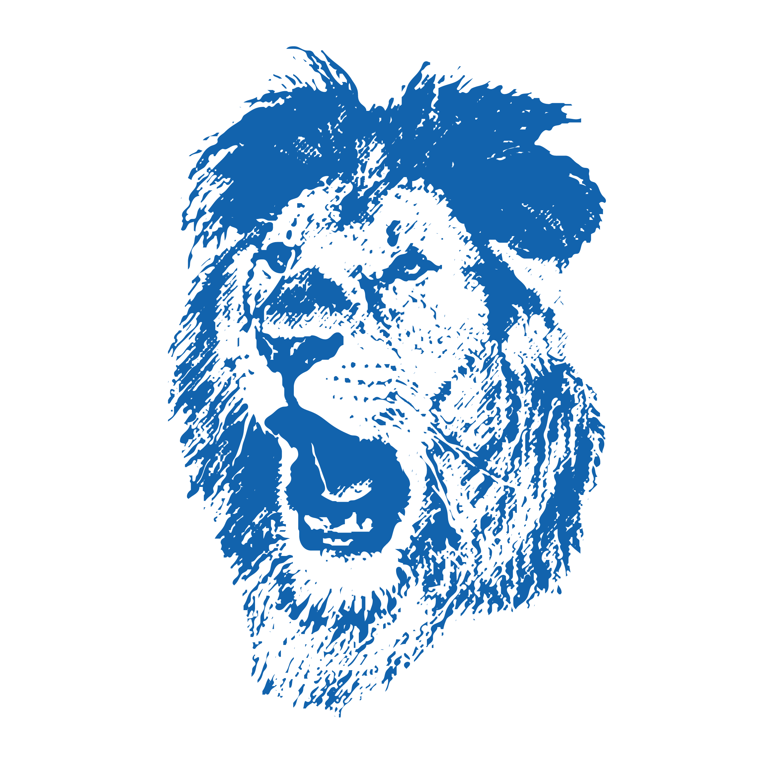 Hartlauer Logo Löwenkopf blau