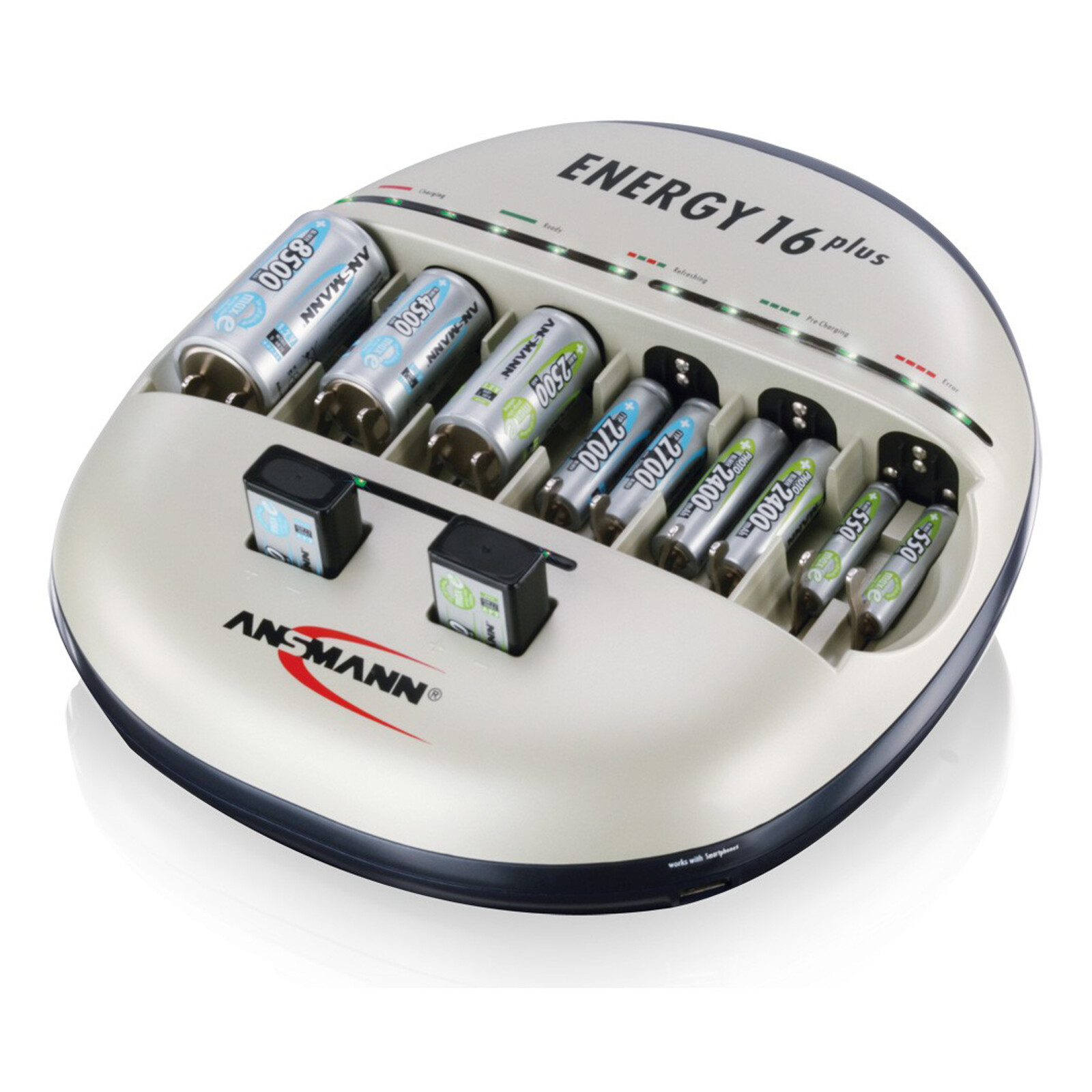 Ansmann Energy 16 plus Ladegerät
