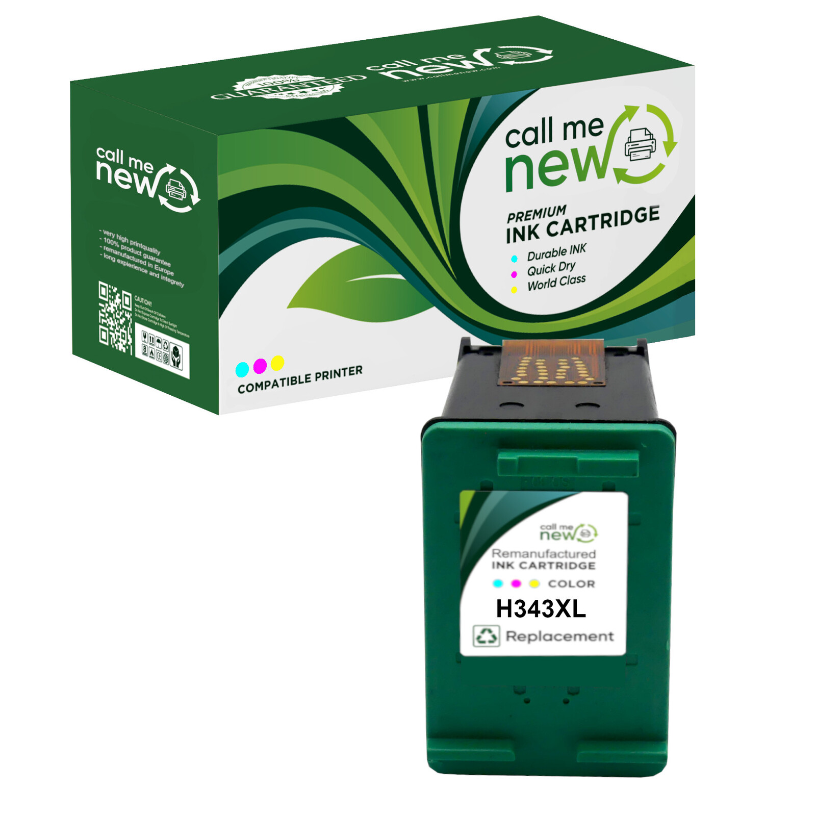 CMN aufber. Tintenpatrone für HP343 farbig