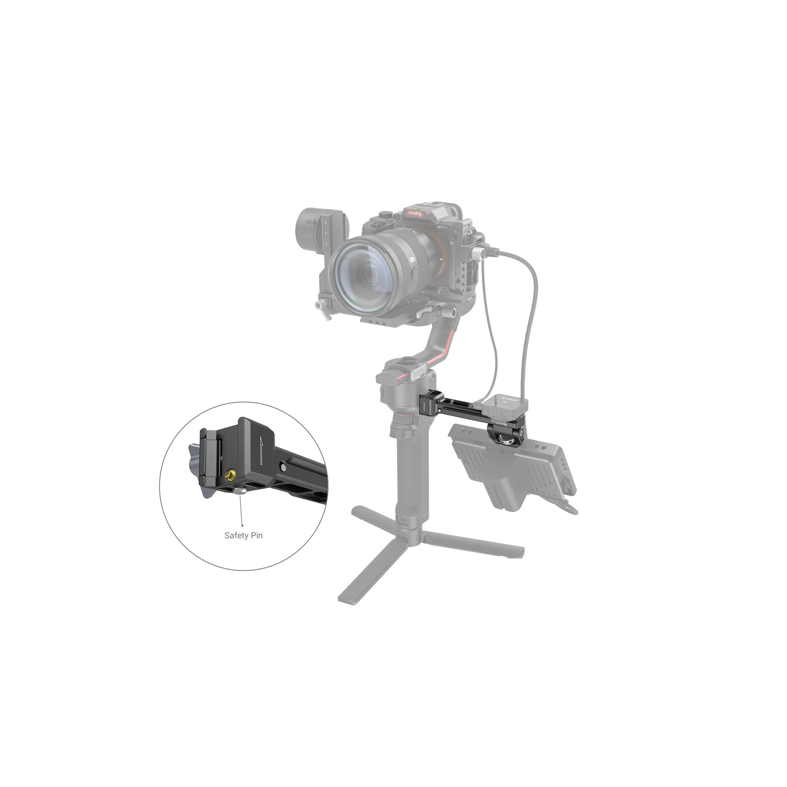 SmallRig Verstellbare Monitorhalterung für ausgewählte DJI 