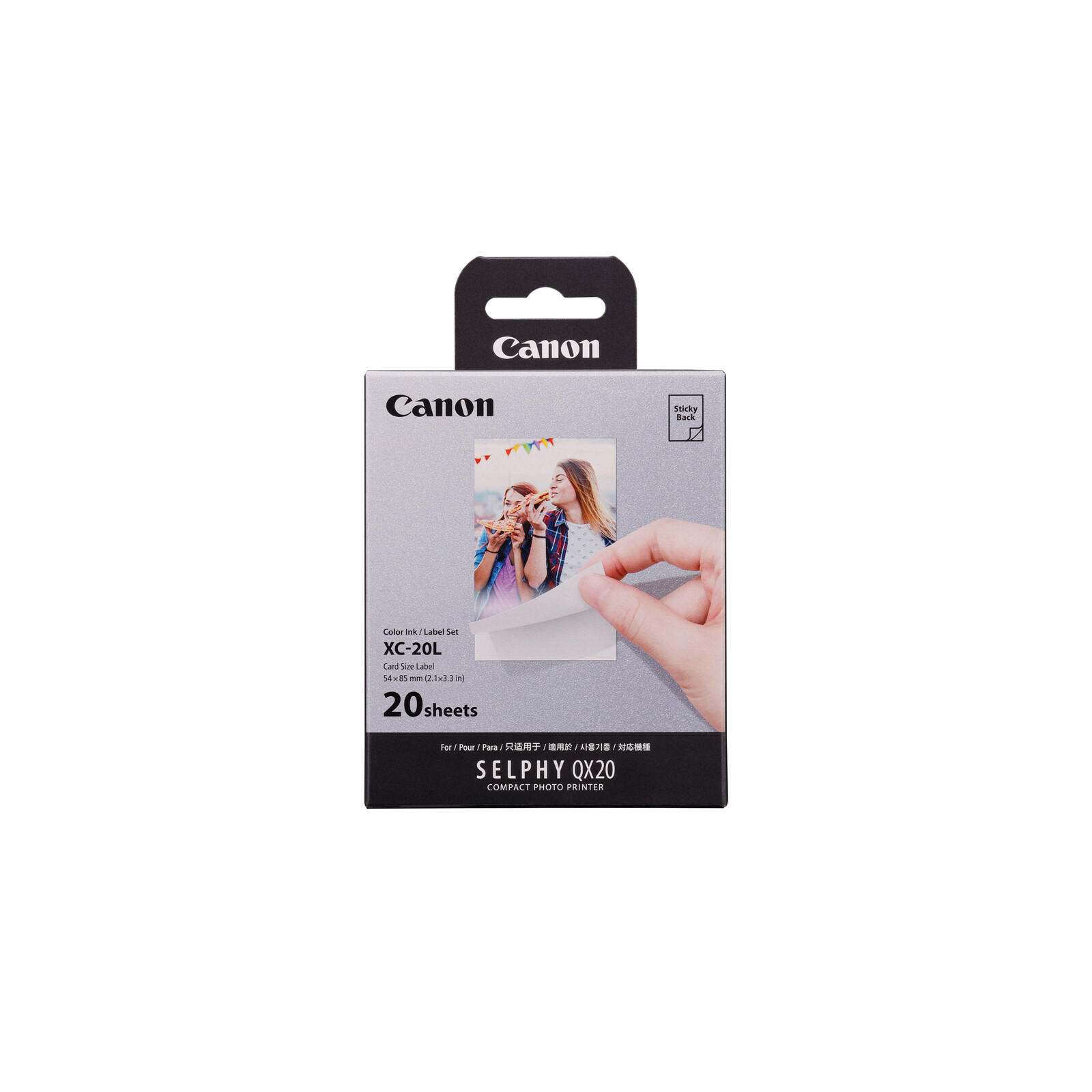 Canon XC-20L Sticker/Ink Set Kreditkartenformat - 20 Blatt