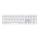 Apple Magic Keyboard mit Ziffernblock Silber