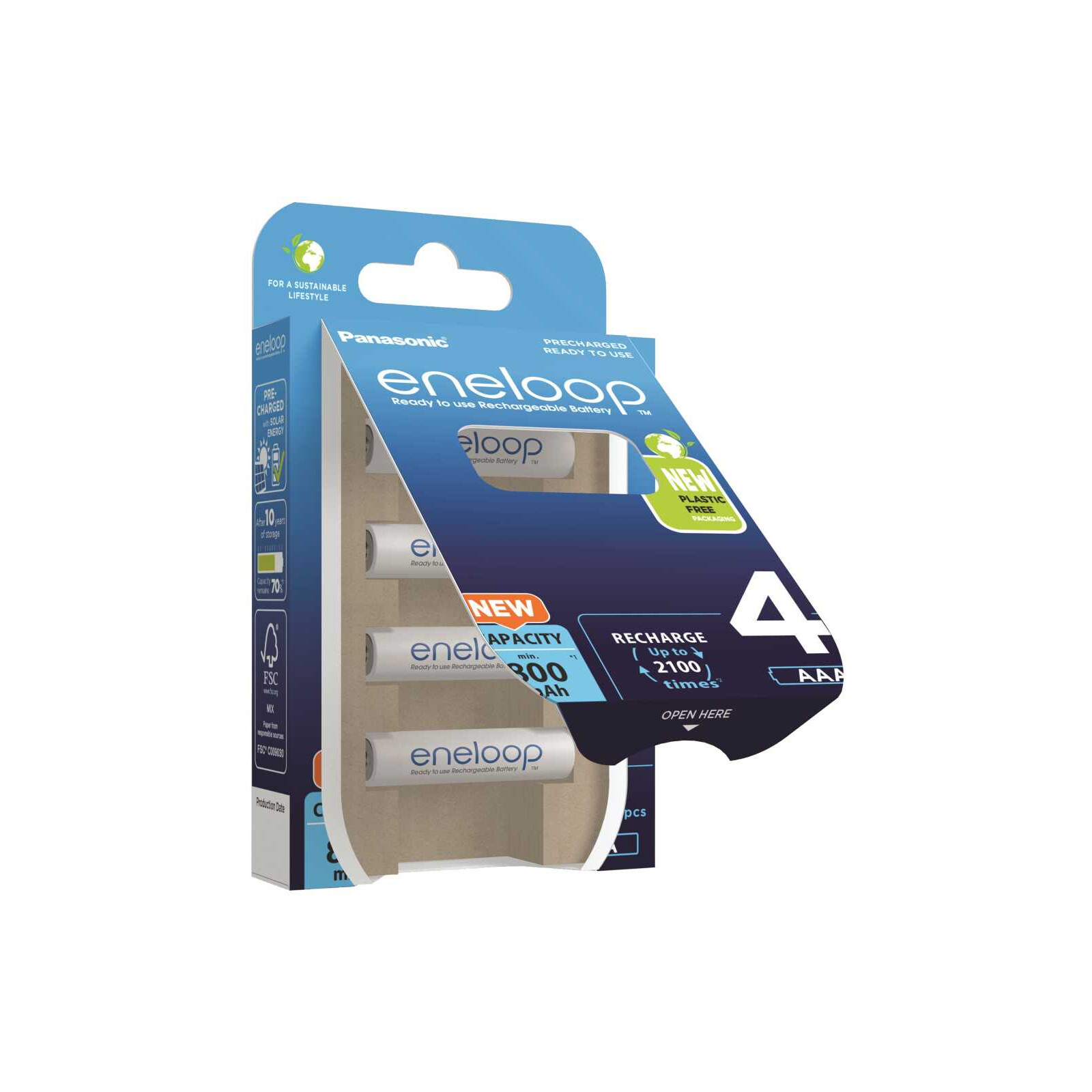 Eneloop AAA 800mAh 4er Blister 