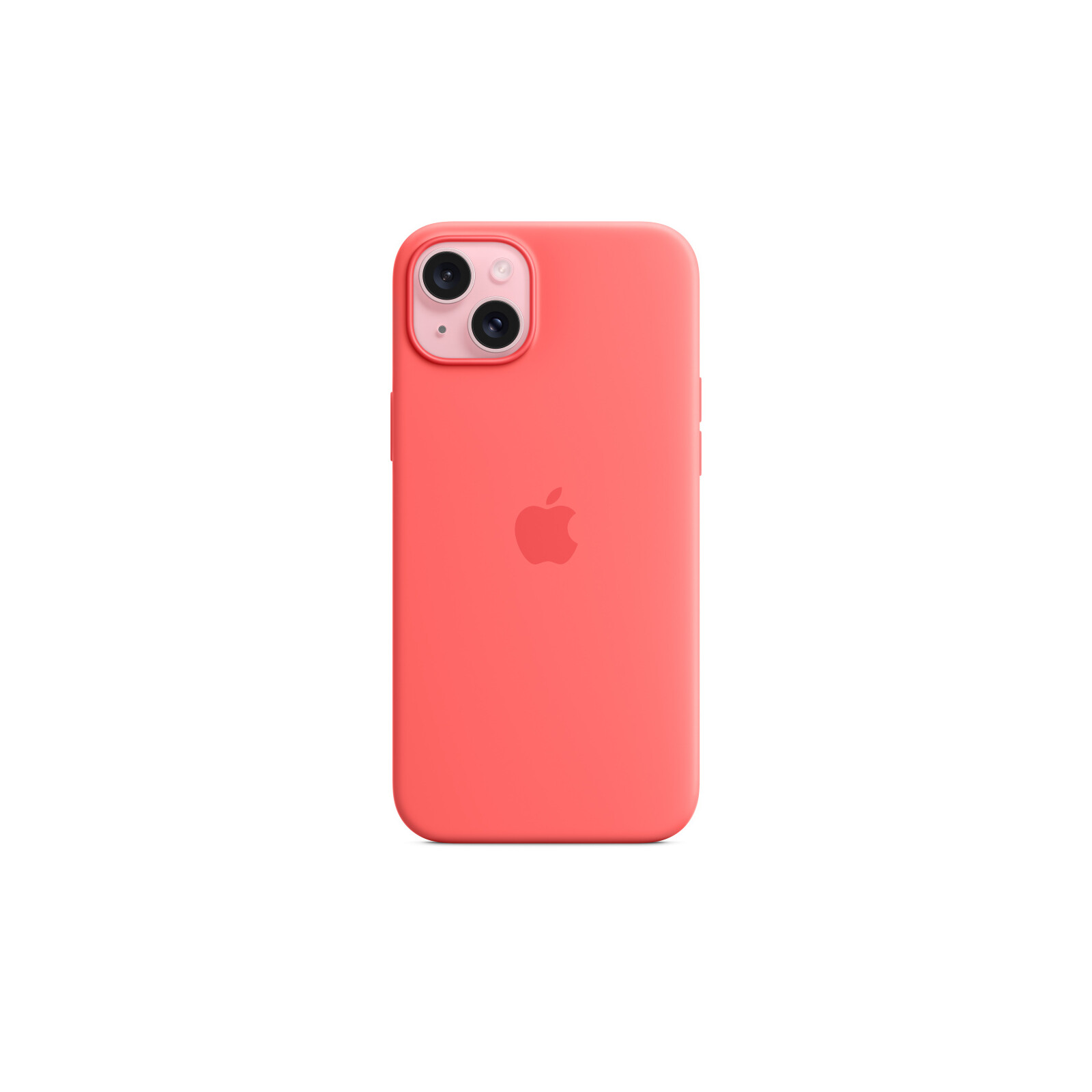 Apple iPhone 15 Plus Silikon Case mit MagSafe guava