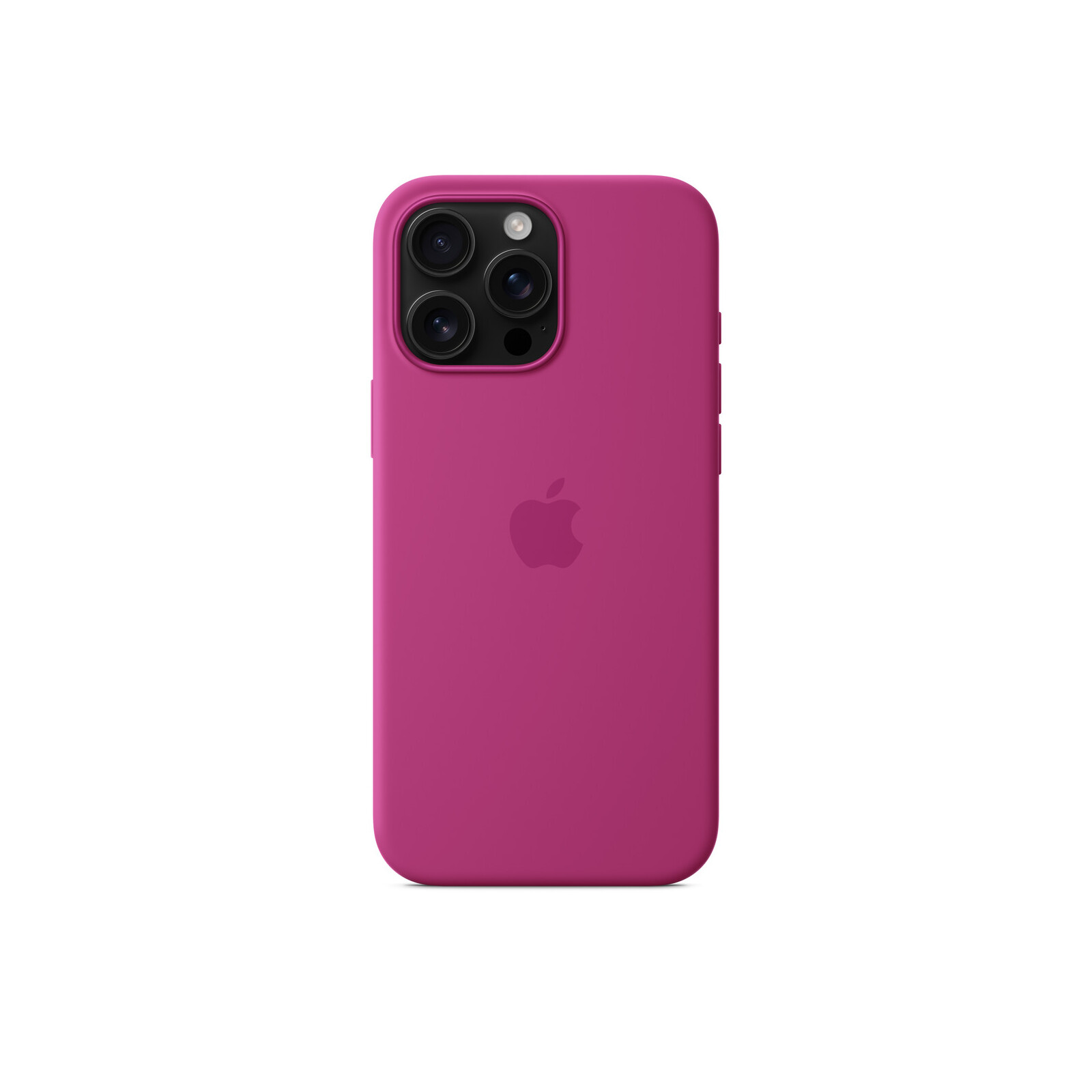 Apple iPhone 16 Pro Max Silikon Case mit Magsafe fuchsia