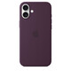  Apple iPhone 16 Plus Silikon Case mit Magsafe plum 