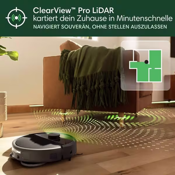 iRobot Roomba 505 Combo Plus Roboter schwarz
