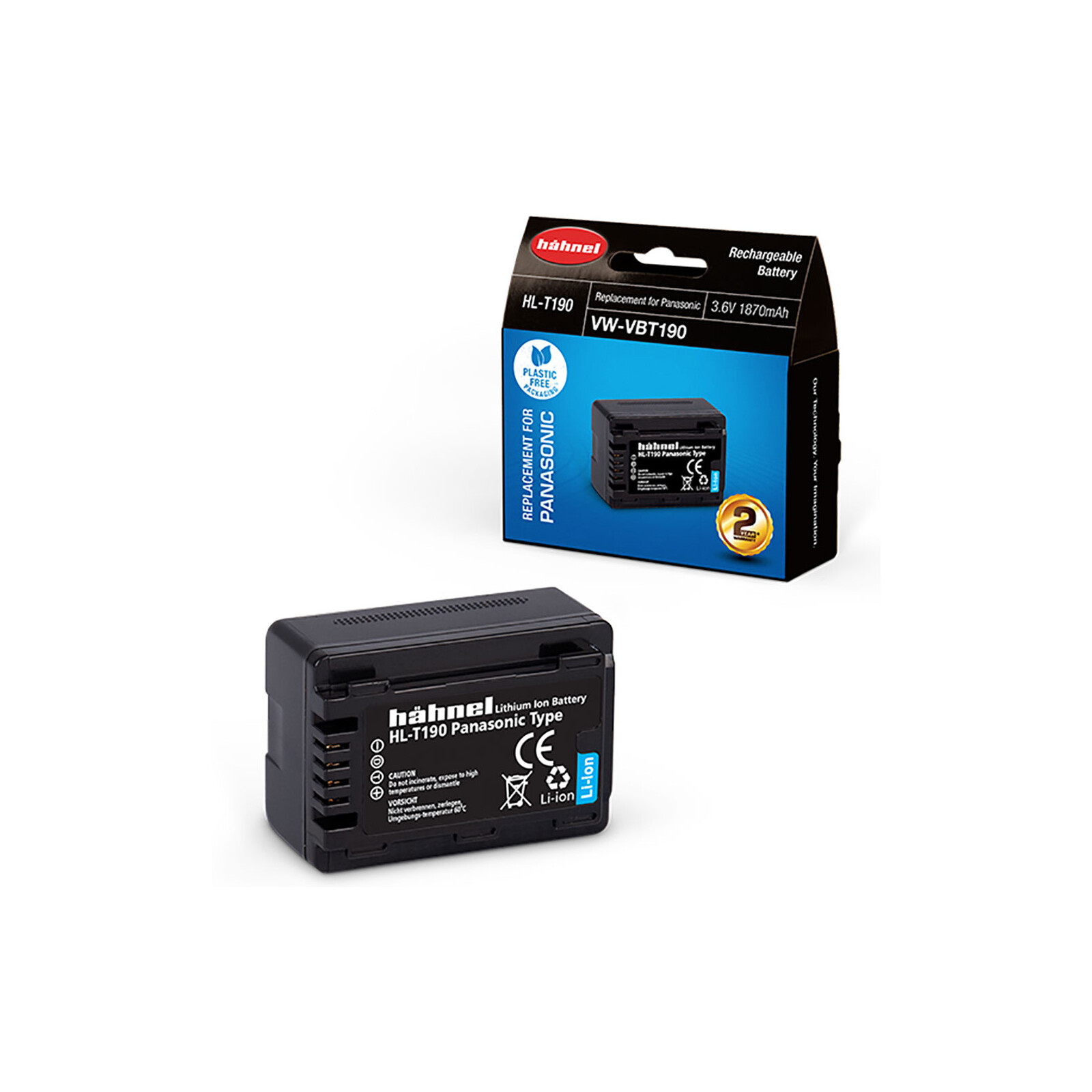 Hähnel Panasonic VW-VBT190 Akku