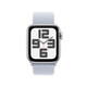 Apple Watch SE LTE 40mm silver Alu Case + blue Loop