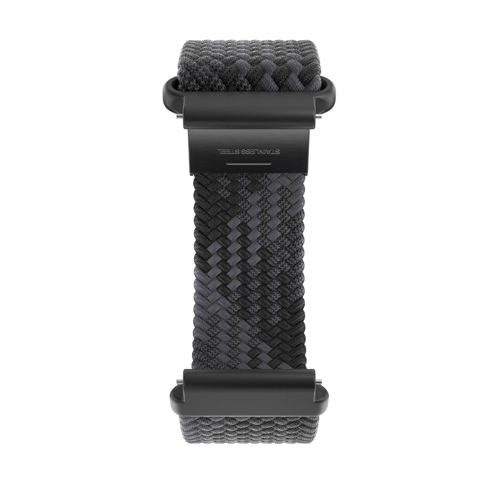 Polar Wechselband 20mm geflochten Garn schwarz S-L