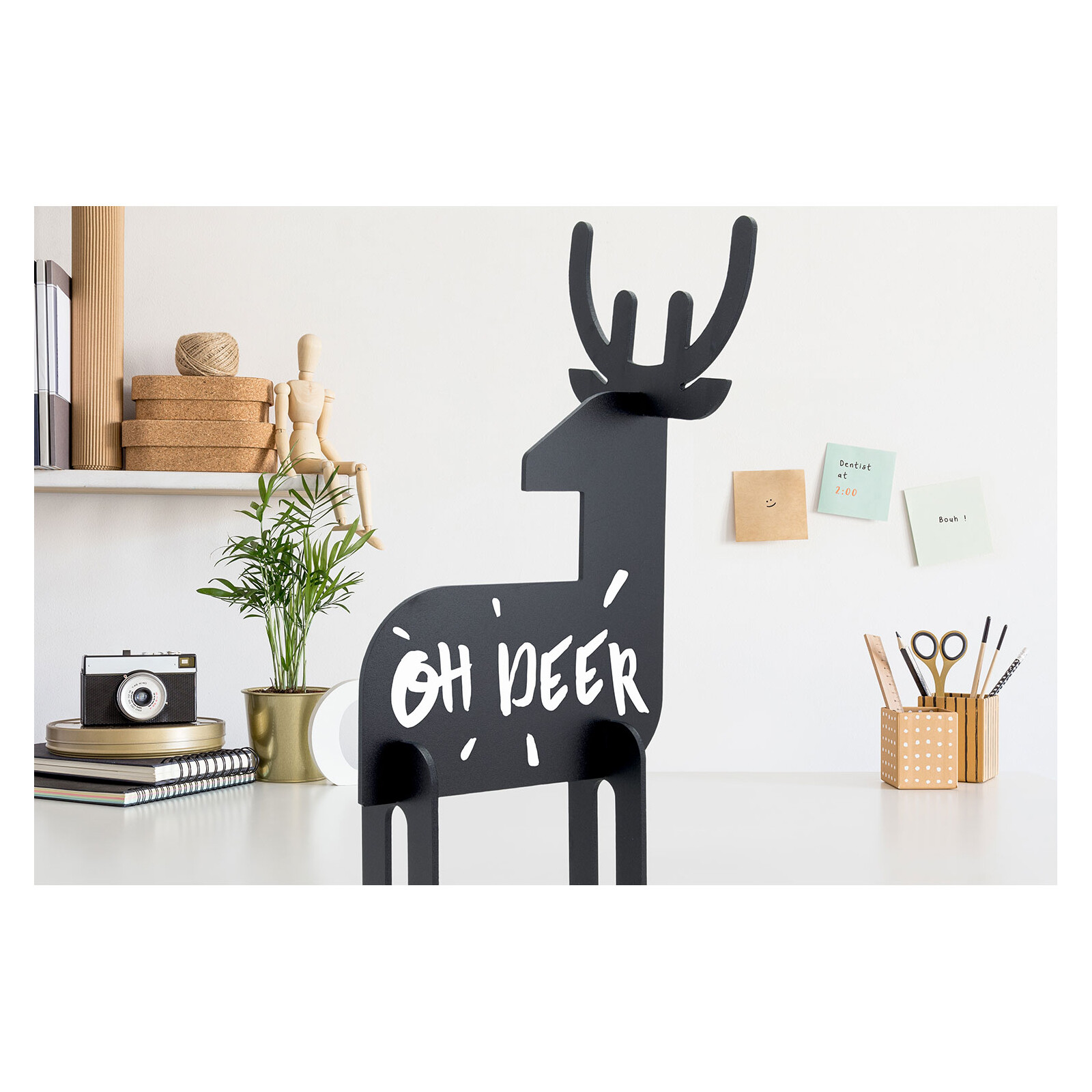 Securit 3-D Tier Reh Schwarz