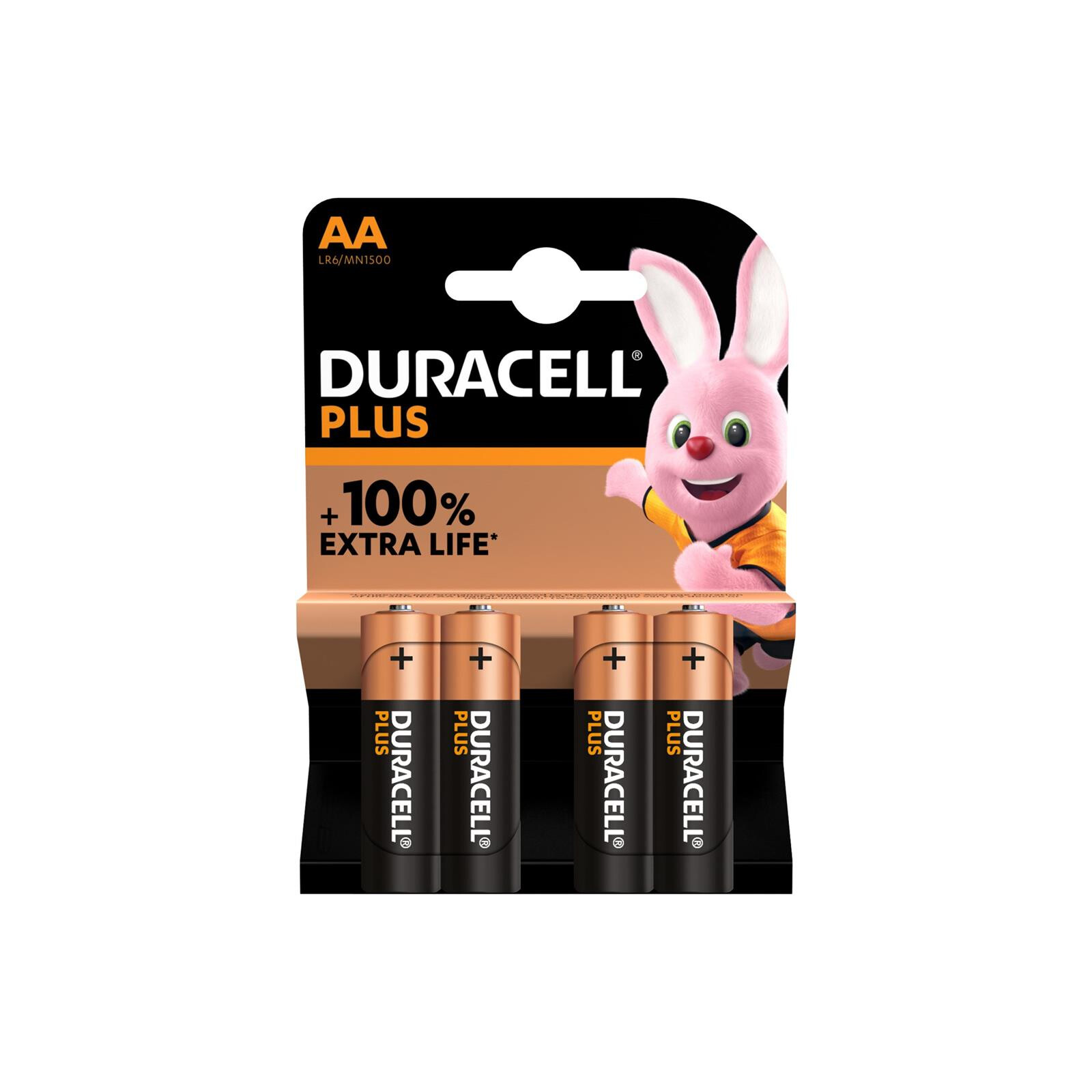 Duracell MN 1500 Plus ML Mignon AA 1,5V 4er Blister
