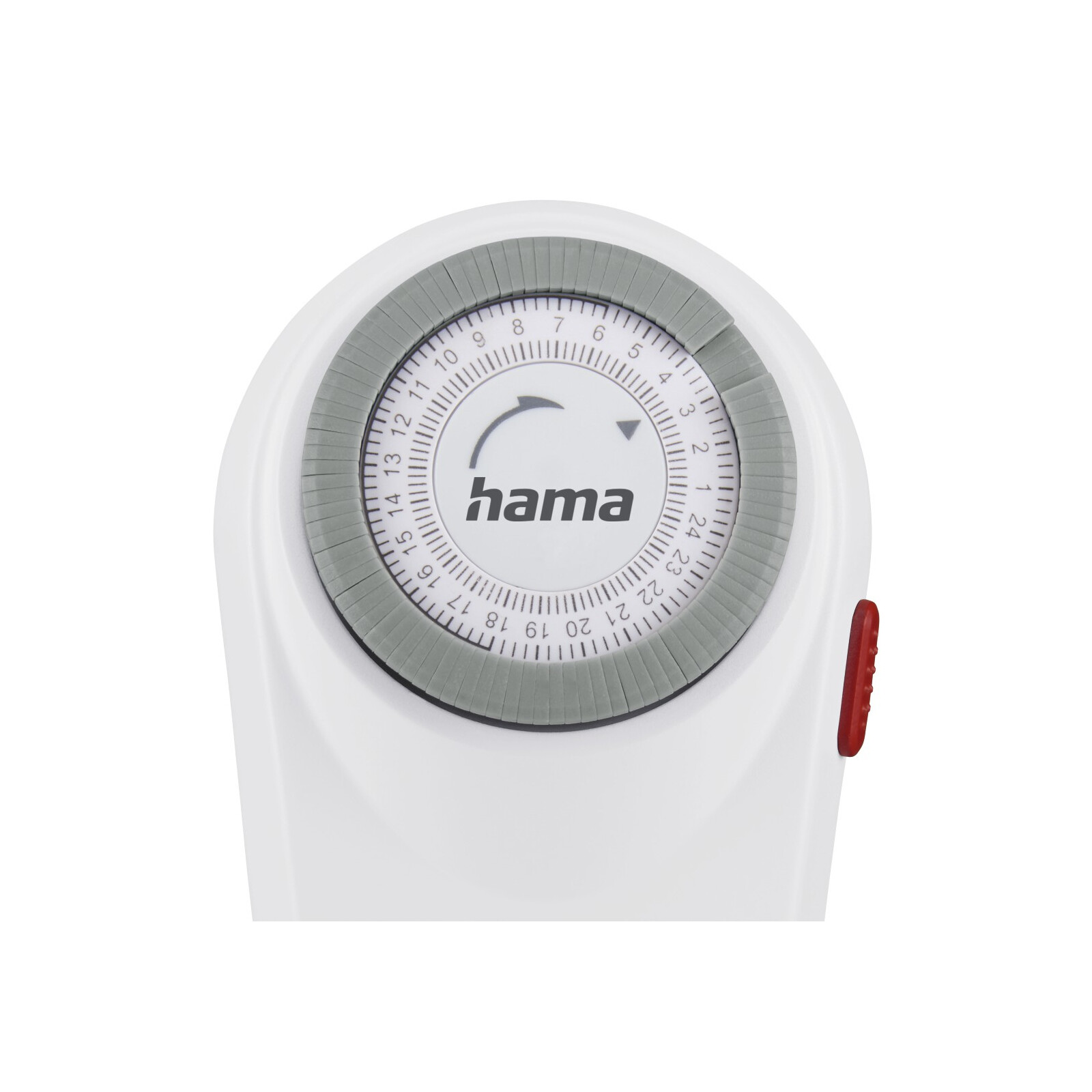 Hama Mechanische Zeitschaltuhr Curved wei&szlig;