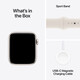 Apple Watch SE LTE 44mm starlight Alu Case + Band S/M