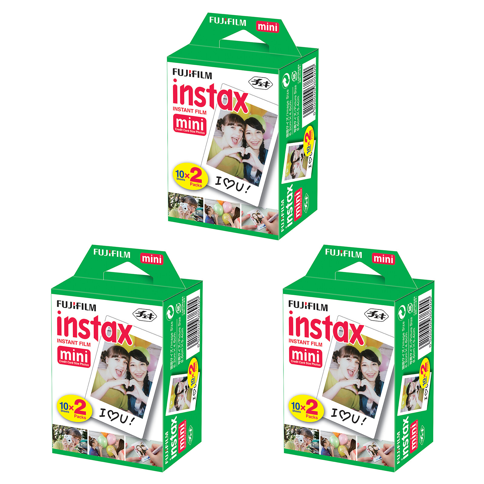 Instax mini glossy 3x20 Vorteilspack