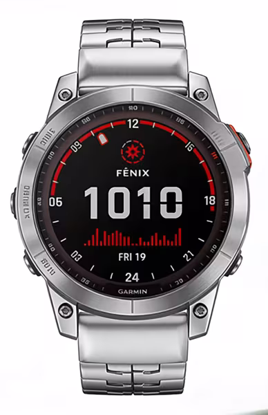 Felixx Smartwatcharmband Edelst./Titan-Titan Garmin Q.Fit 22mm