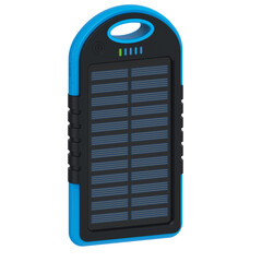Xlayer Powerbank Solar Wireless Black/Blue 4000 mAh