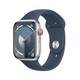 Apple Watch S9 GPS+Cellular Alu silber 45mm S/M Sportb sturm