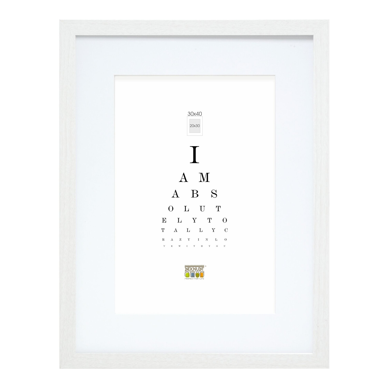 Deknudt S66KF1P1 13x18 Holz weiß