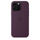 Apple iPhone 16 Pro Max Silikon Case mit Magsafe plum 