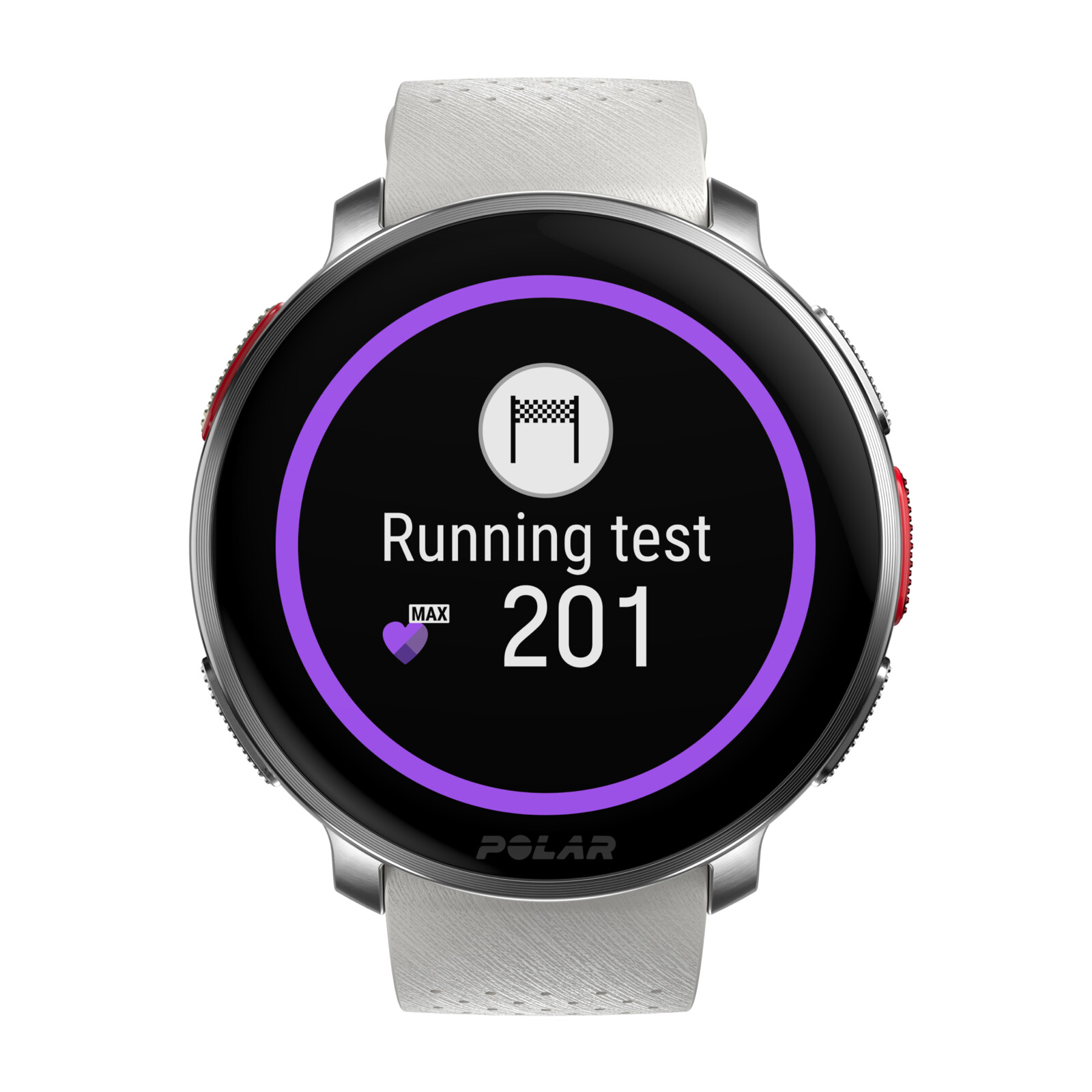 Polar Vantage V3 silver/orange S-L