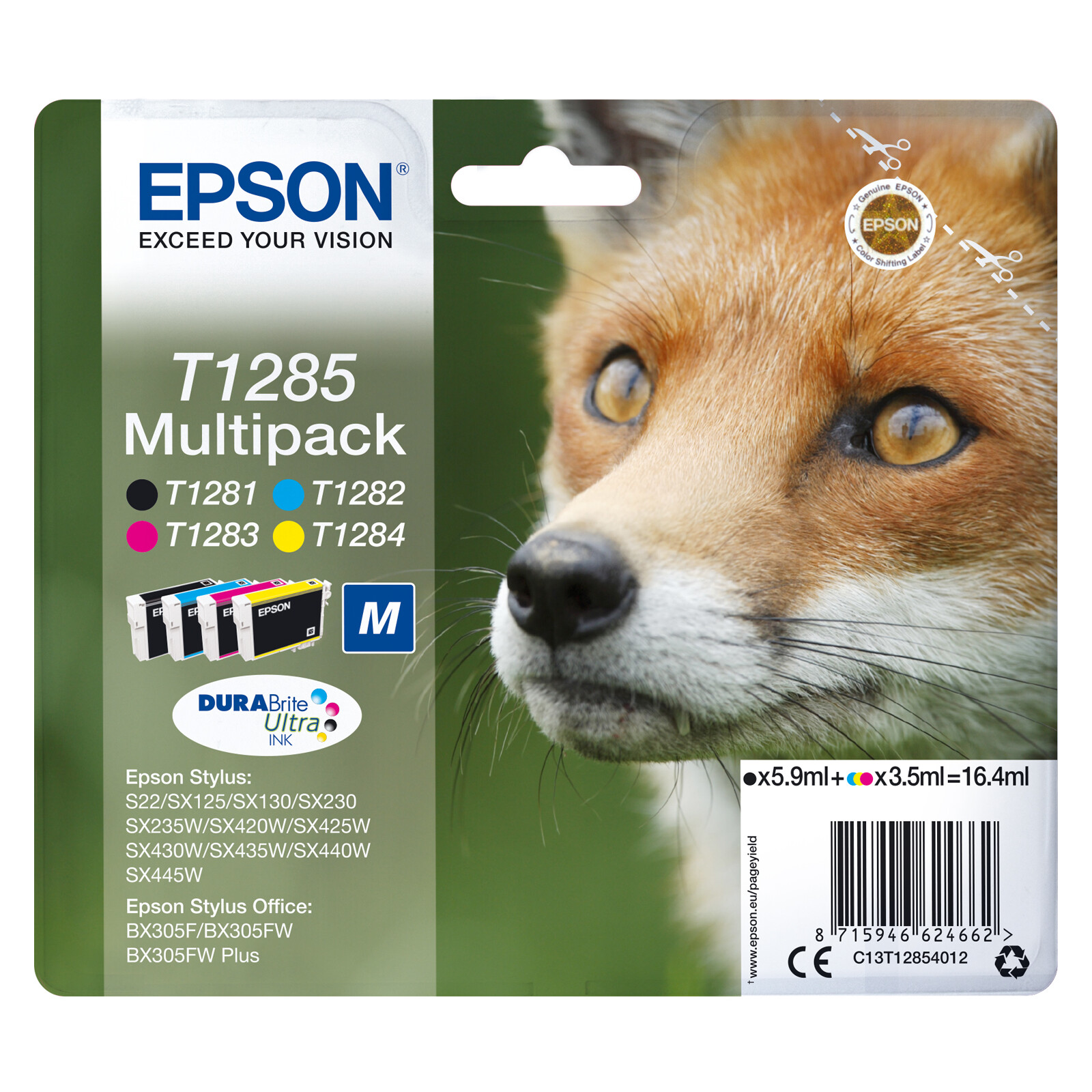 Epson T1285 Tinte Multipack