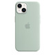 Apple iPhone 14 Silikon Case mit MagSafe agavengrün
